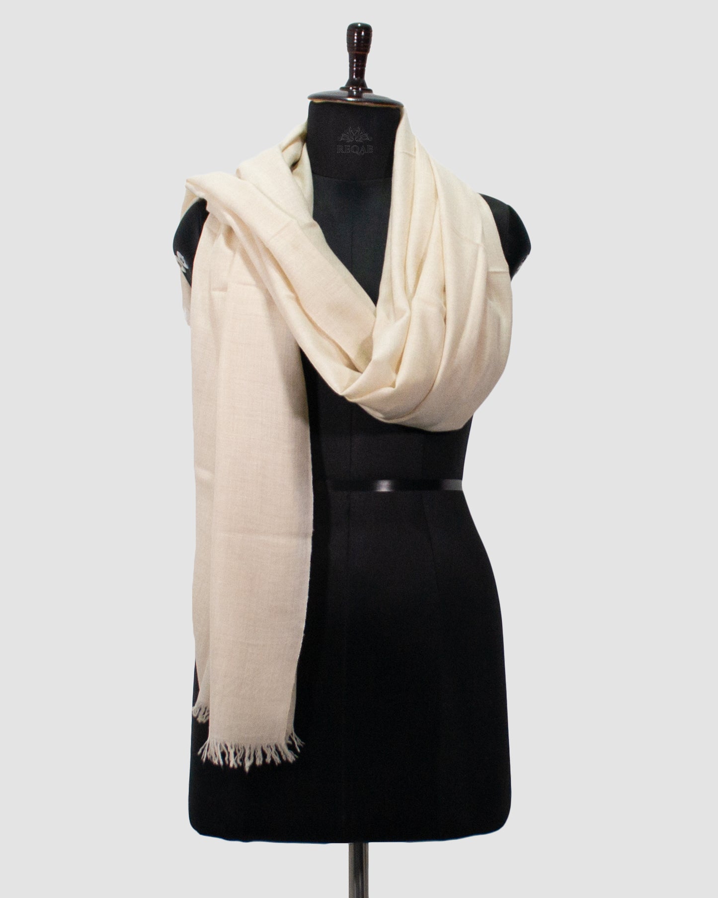 Wild Sand Solid Pashmina Shawl