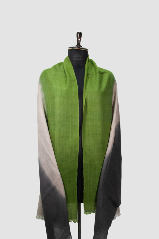 Vida Loca, Alto & Liver Black Tri-Tone Pashmina Stole