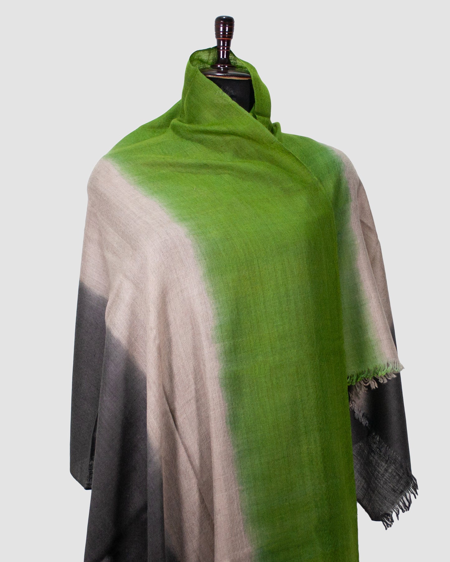 Vida Loca, Alto & Liver Black Tri-Tone Pashmina Stole