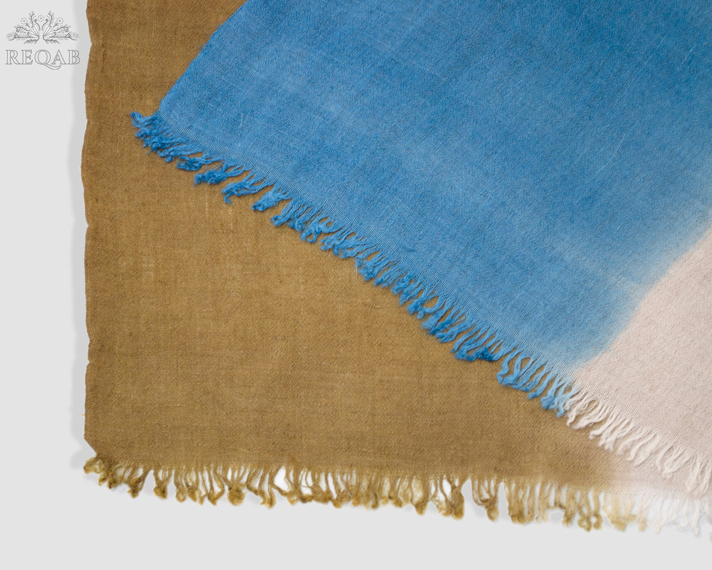 Endeavour, Pearl Bush & Muesli Tri-Tone Pashmina Stole