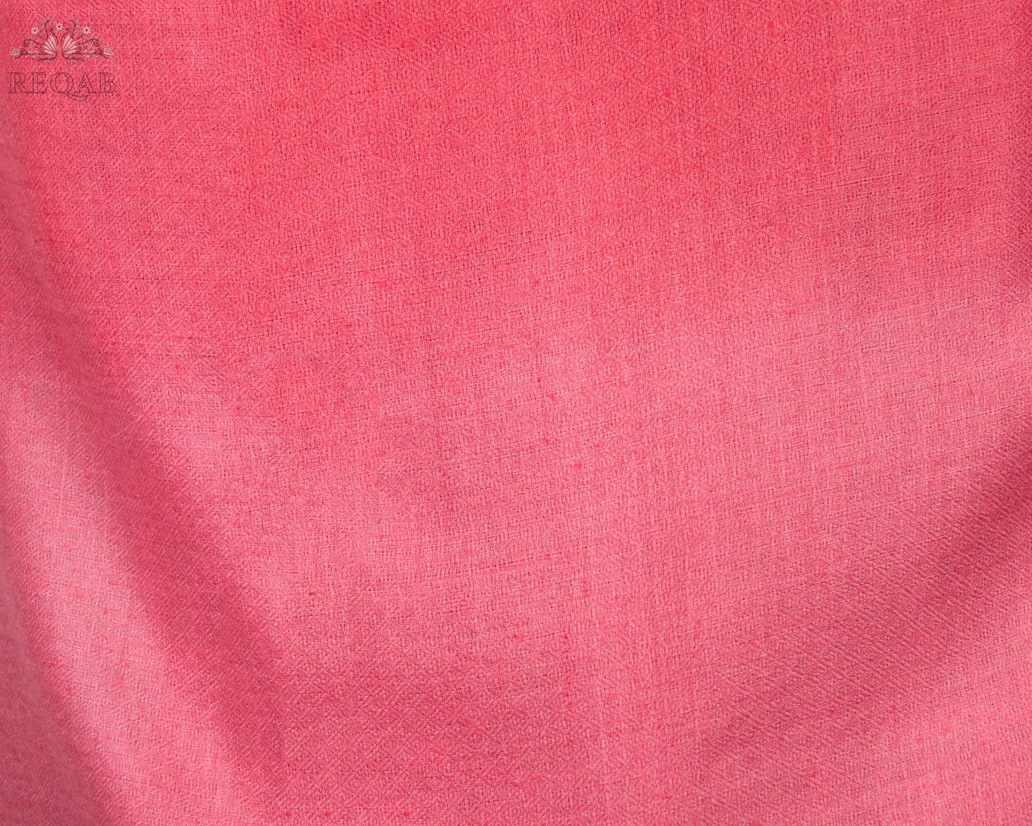 Torch Red & Light Coral Duo-Tone Pashmina Stole