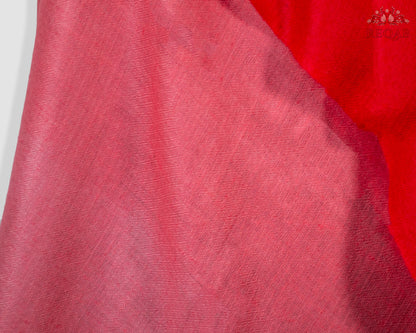 Torch Red & Light Coral Duo-Tone Pashmina Stole