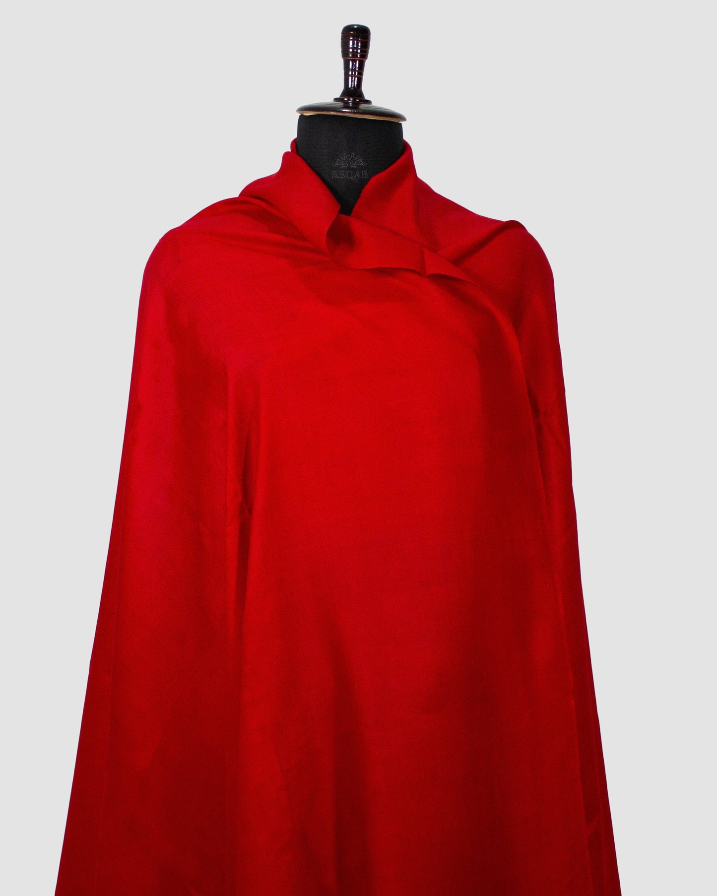 Free Speech Red Solid Pashmina Shawl