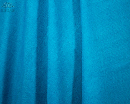 Pelorous Blue Solid Pashmina Shawl