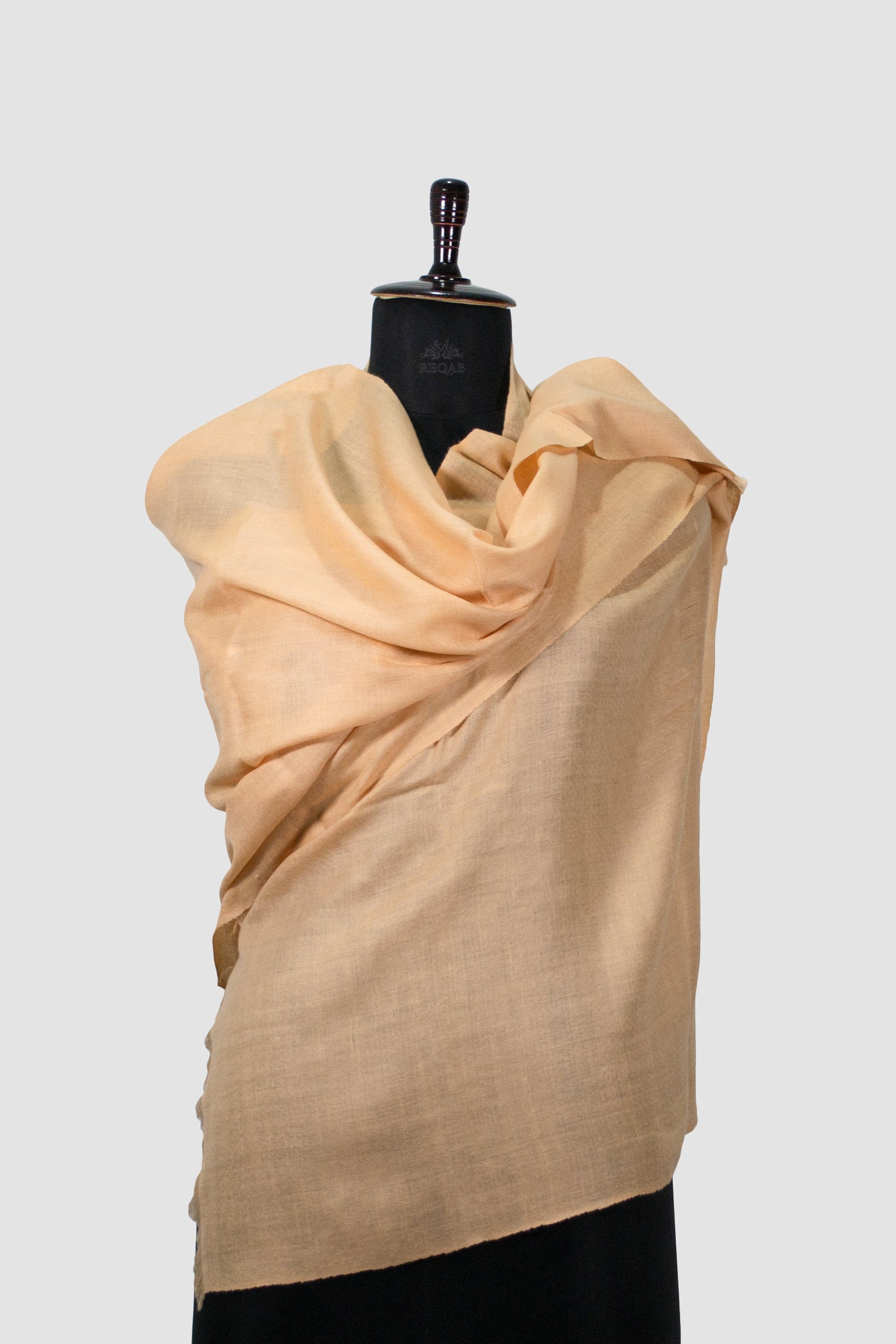 Wax Flower Solid Pashmina Stole