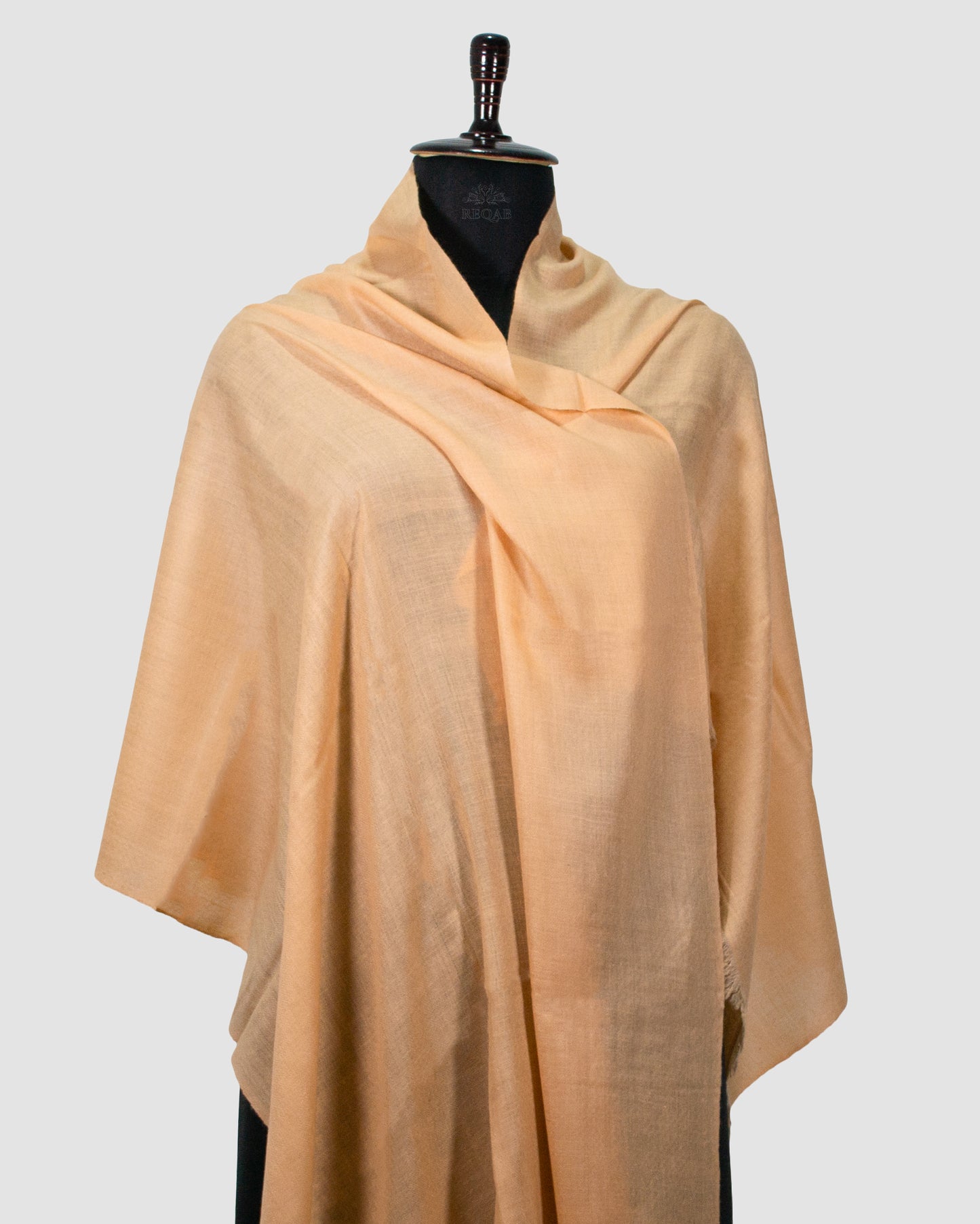 Wax Flower Solid Pashmina Stole