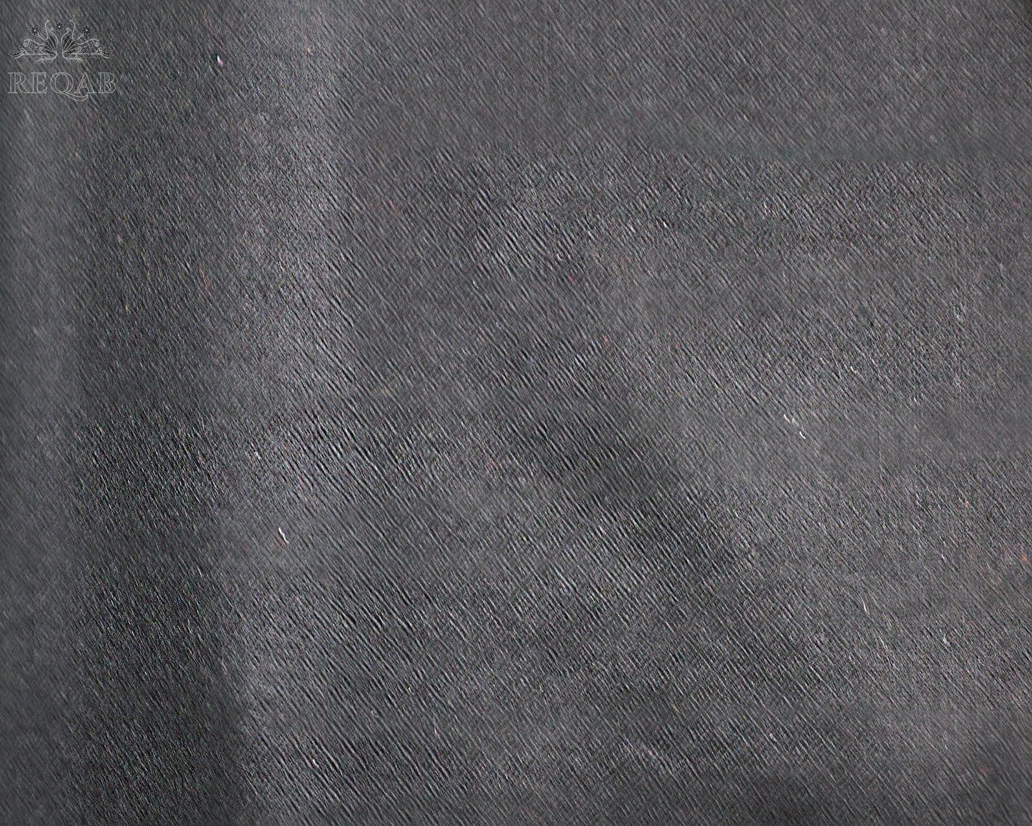 Panther Black Solid Pashmina Stole