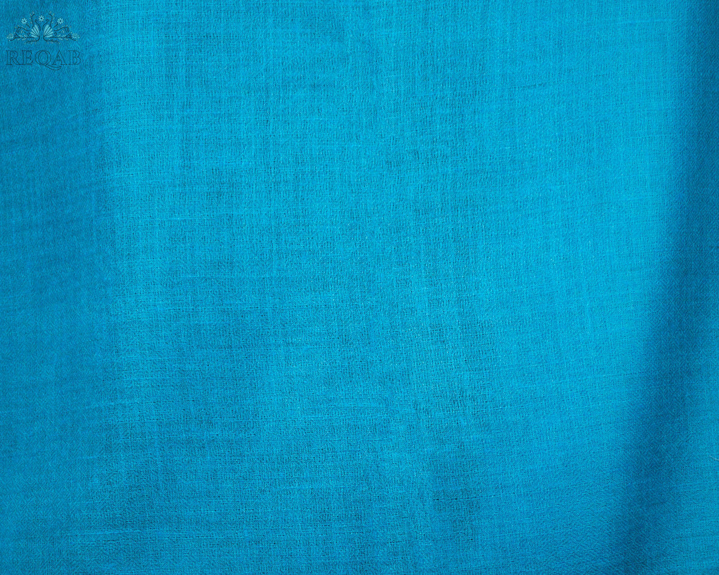 Iris Blue Solid Pashmina Stole