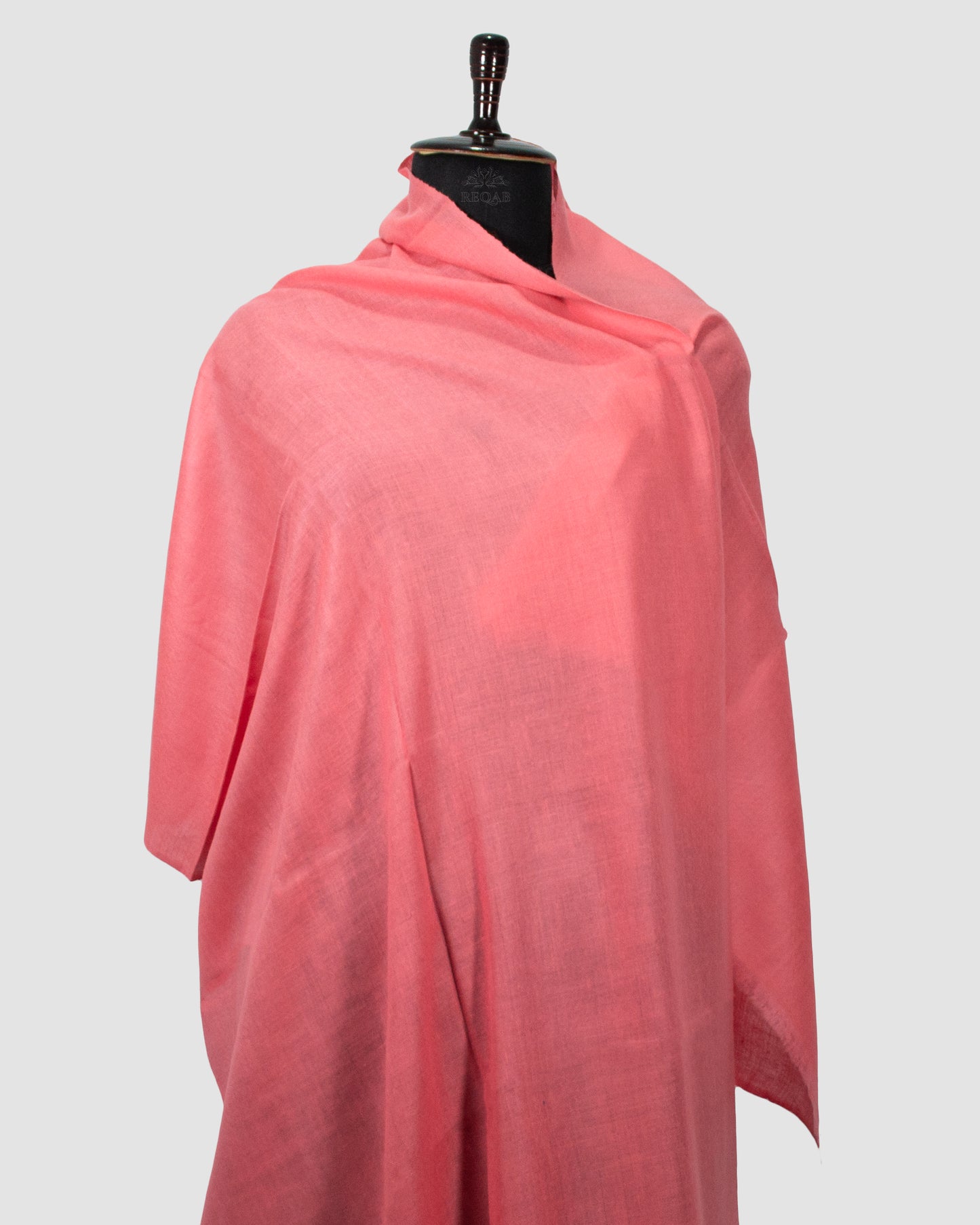 Mona Lisa Pink Solid Pashmina Stole