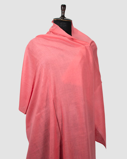 Mona Lisa Pink Solid Pashmina Stole
