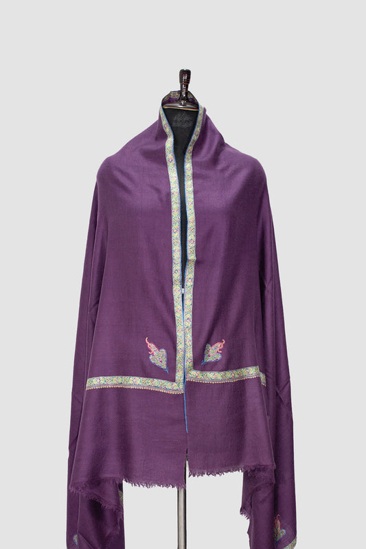 Mulled Wine Hashidar Pashmina Shawl