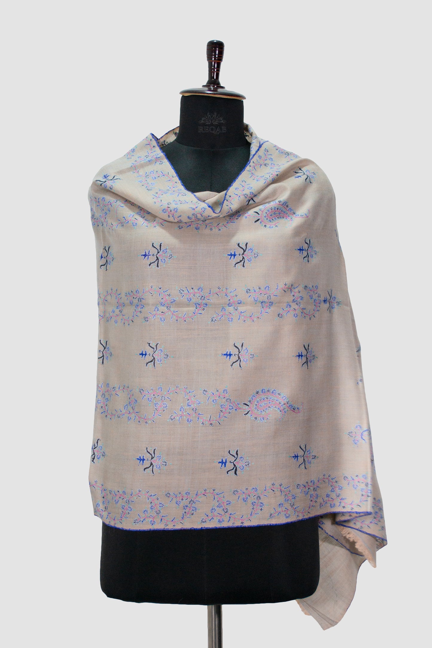 Parchment Modern Design Pashmina Stole