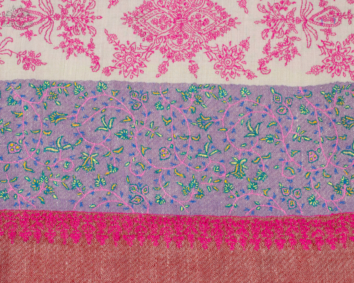 Spring Rain & Pelorous Stripes Pashmina Stole