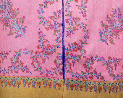 Cupid Pink Designdar Pashmina Stole
