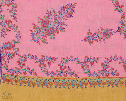 Cupid Pink Designdar Pashmina Stole