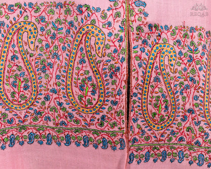 Lavender Pink Palla Pashmina Stole