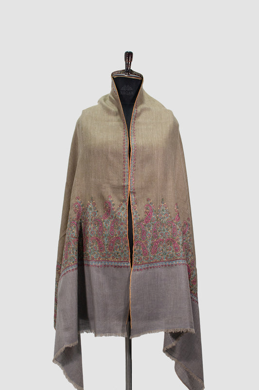 Squirrel Brown Palla Pashmina Stole