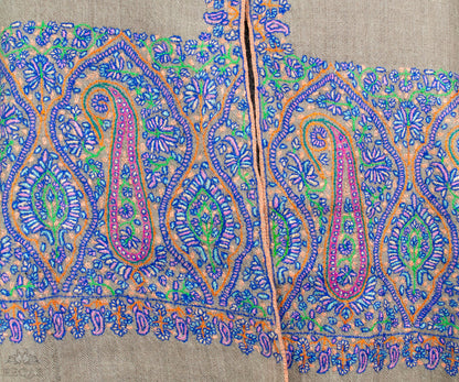 Silk Brown Palla Pashmina Stole