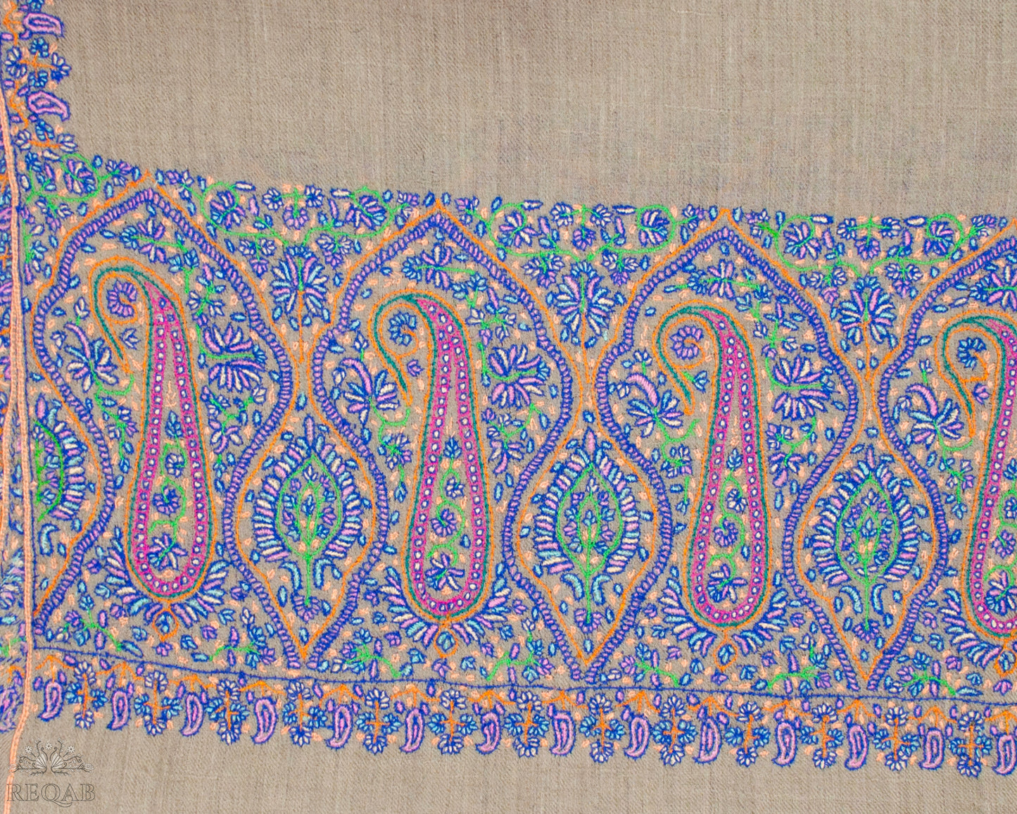 Silk Brown Palla Pashmina Stole